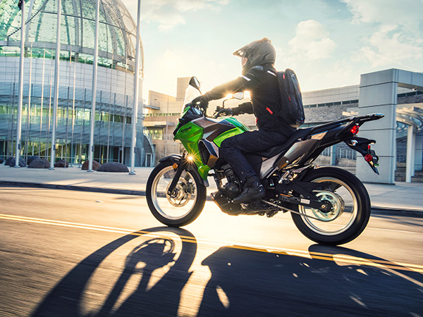 kawasaki versys x-300 action